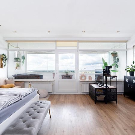 "Penthouse Wolke 12" Mit Unglaublichem Ausblick - Meerblick 希尔克道夫 外观 照片