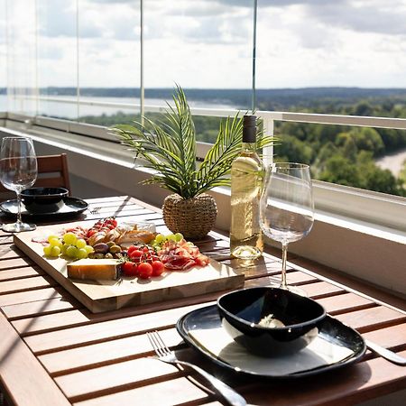 "Penthouse Wolke 12" Mit Unglaublichem Ausblick - Meerblick 希尔克道夫 外观 照片