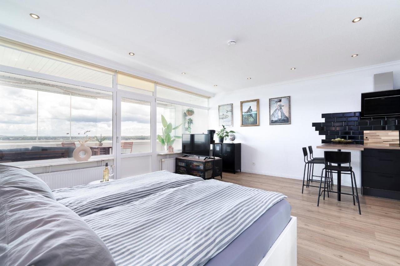 "Penthouse Wolke 12" Mit Unglaublichem Ausblick - Meerblick 希尔克道夫 外观 照片